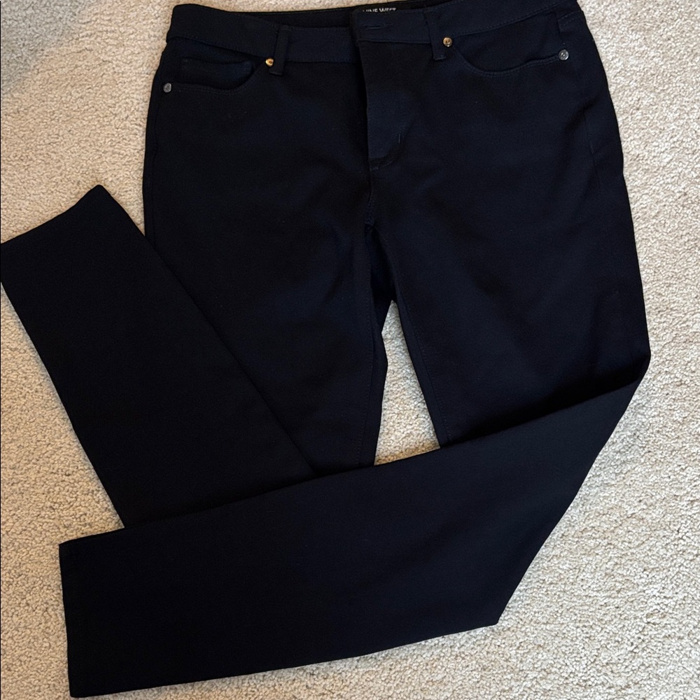 Nine West Black Stretch Jeans - Waistband Label Detail